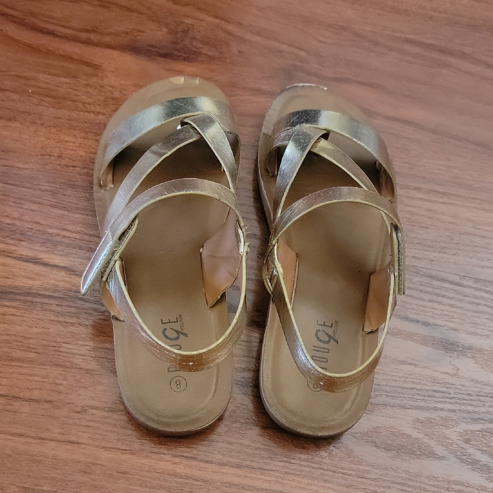 🪁Gold Strappy Sandals - Picture 2 of 5